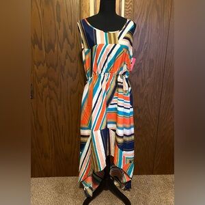 Xhilaration High-low Striped Dresss